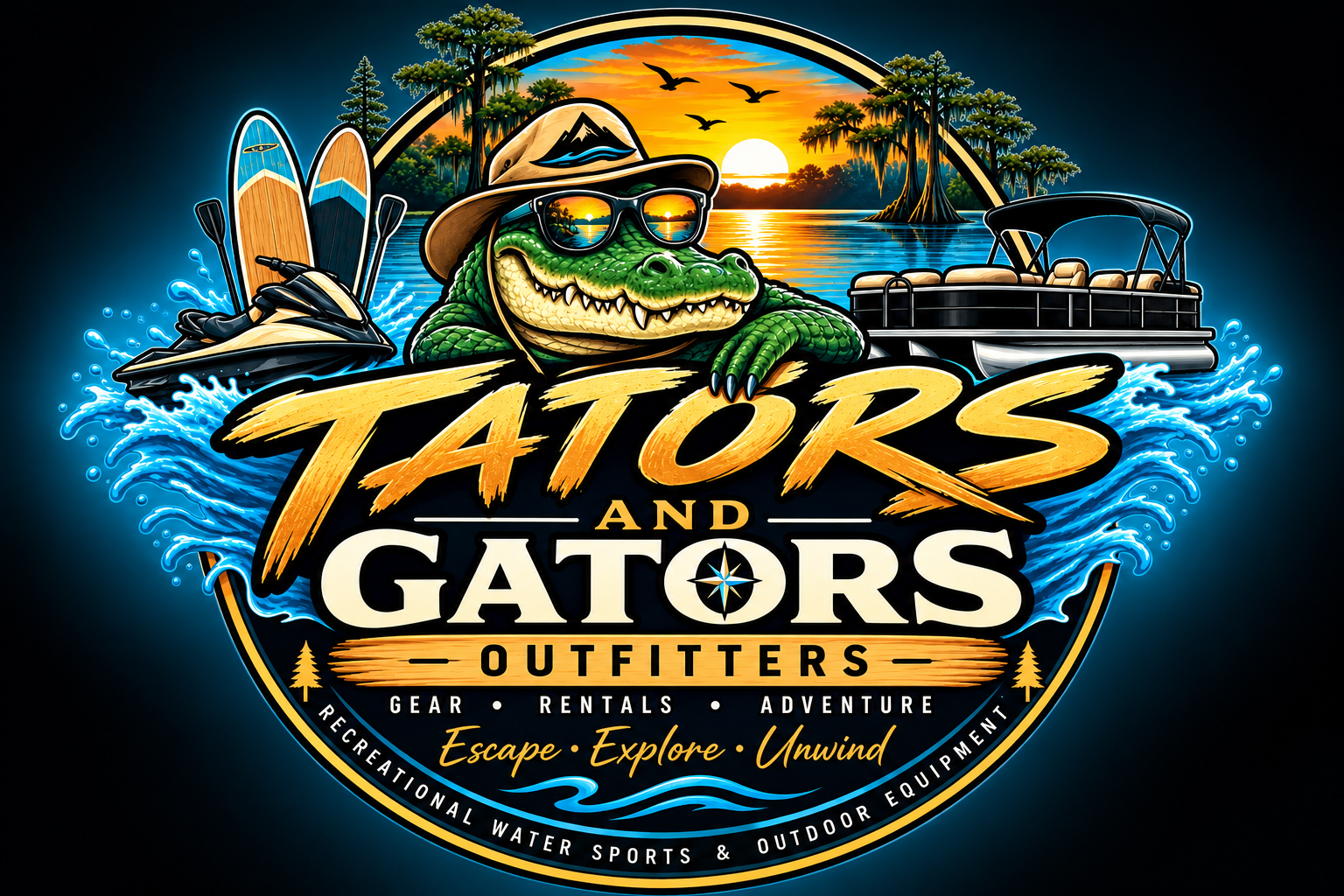 Tators & Gators Outfitters logo